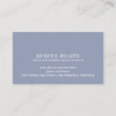 Reisbureaus Visitekaartjes met Wereldkaart (Achterkant)