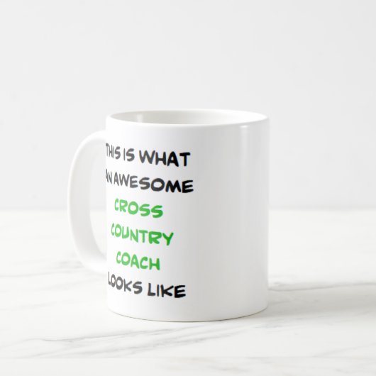 reisbus, geweldige koffiemok (Voorkant links)