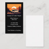 Reiscamper en trailer reparatie Visitekaartjes (Voorkant / Achterkant)