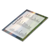  reischecklist bergen notitieblok (Schuin)