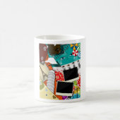 Reiscollage met iconische bezienswaardigheden Vaka Koffiemok (Center)