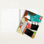 Reiscollage met iconische bezienswaardigheden Vaka Planner (Display)