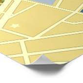 Reiscollage met iconische bezienswaardigheden Vaka Poster (Hoek)