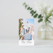 Reisconsulent Foto QR Code Visitekaartje (Staand voorkant)