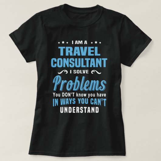 Reisconsulent T-shirt (Design voorkant)