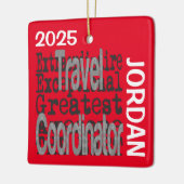 Reiscoördinator Keramisch Ornament (Links)