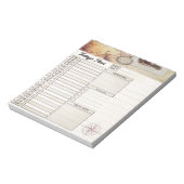 Reisdag planner notitieblok (Linkerzijde)