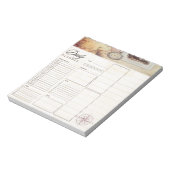 Reisdag planner notitieblok (Linkerzijde)