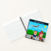 Reisdagboek 'Vrolijke Reis' - Cute Cadeau voor Rei Notitieboek (Binnen)