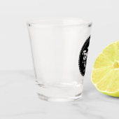 Reisde het verste vliegtuig reünie shot glas (Links)