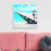 Reisdruk Hervey Bay Queensland Australië Canvas Afdruk (Insitu (Woonkamer))