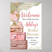 Reisekoffer Welkom Bord Poster (Voorkant)