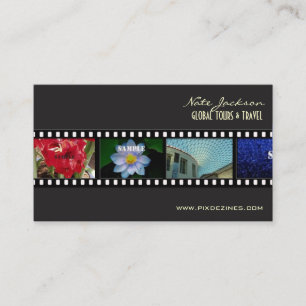 REISEN / FOTO PORTFOLIO TEMPLATE / FILMSTRIP VISITEKAARTJE