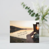 Reisen, um sich selbst zu finden briefkaart (Staand voorkant)