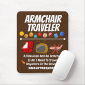 Reiser van de stoel 2 muismat (Met muis)