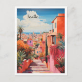 Reisestemming Sevilla Spanje Briefkaart (Voorkant)