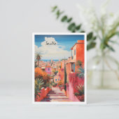 Reisestemming Sevilla Spanje Briefkaart (Staand voorkant)