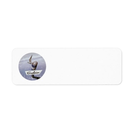 Reisexcelsior Hotel Zurich Zwitserland uit vroeger Etiket (Voorkant)