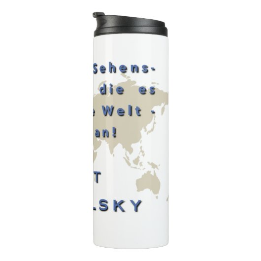 Reisezitat Thermosbecher Thermosbeker (Geroteerd rechts)