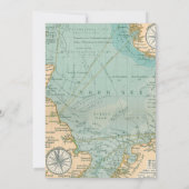 Reisfeest verjaardagsuitnodiging kaart (Achterkant)