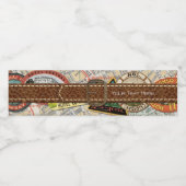 Reisfeest Water Fles Label Waterfles Etiket (Enkel label)