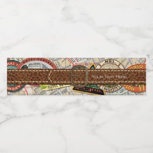 Reisfeest Water Fles Label Waterfles Etiket (Enkel label)