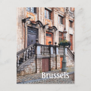 Reisfoto Brussel België Briefkaart