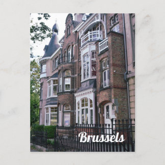 Reisfoto Brussel België Briefkaart
