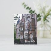 Reisfoto Brussel België Briefkaart (Staand voorkant)