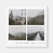 Reisfoto Collage Aangepaste vakantie Keepsake Magneet (Voorkant)