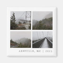 Reisfoto Collage Aangepaste vakantie Keepsake Magneet