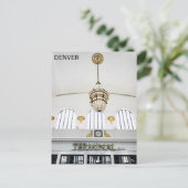 Reisfoto Denver Colorado Union Station Briefkaart (Staand voorkant)