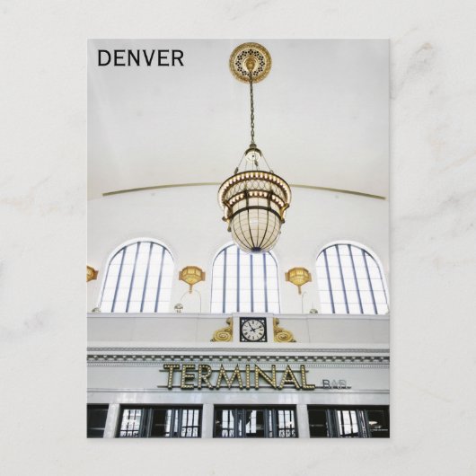 Reisfoto Denver Colorado Union Station Briefkaart (Voorkant)