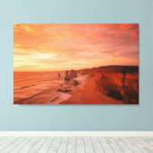 Reisfotografie Decor met Sunset Beach Foto Canvas Afdruk (Insitu (Houten vloer))
