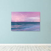 Reisfotografie Decor met Sunset Beach Foto Canvas Afdruk (Insitu (Houten vloer))