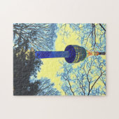 Reisfotografie van Seoul Tower Korea Legpuzzel (Horizontaal)