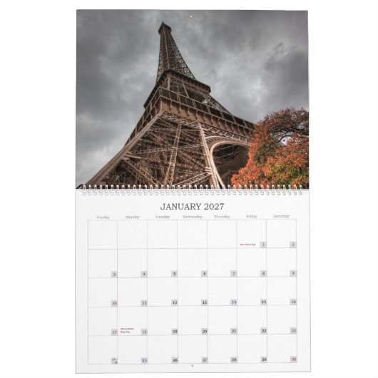 Reisfoto's Kalender (Jan 2027)