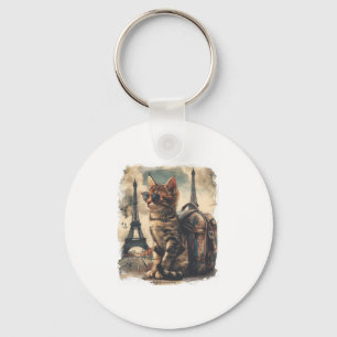 Reisgenoot kat sleutelhanger