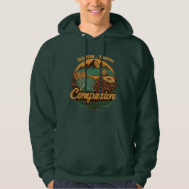 Reisgenoot voor koffie Bergavontuur Trui Hoodie