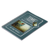 Reisgerei met blauwe borst gepersonaliseerd notitieboek (Linkerzijde)