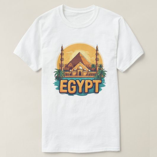 Reisgeschenk Egypte T-shirt (Design voorkant)