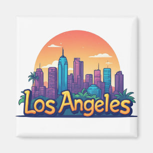 Reisgeschenk voor Los Angeles California voor Verk Magneet