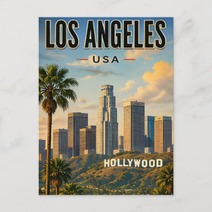 Reisgeschenk voor luxe levensstijl in Los Angeles Briefkaart