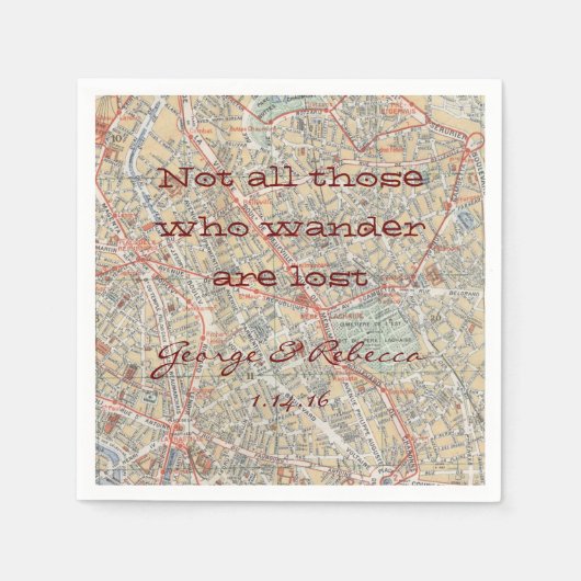 Reisgezelschap Napkins Servet (Voorkant)