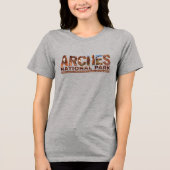 Reisgids Arches National Park Tri-Blend Shirt (Voorkant)