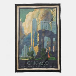 Reisgids Chicago naar New York Central Lines uit h Theedoek