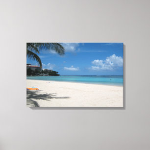 Reisgids: Tropisch strand Canvas Afdruk