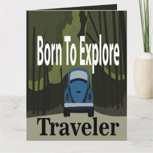Reisgroet voor Born To Explore Road Trip Kaart