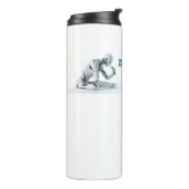 Reishandschoenen en thermische trommels thermosbeker (Gedraaid links)