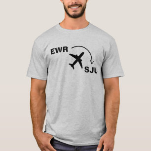 Reishemd naar San Juan Puerto Rico T-shirt